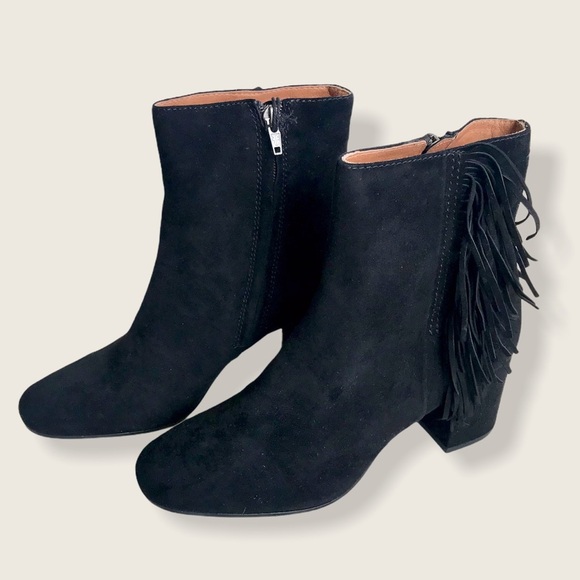 Frye Jodi Fringe Cute Short Festival Ankle Bootie - Picture 8 of 16